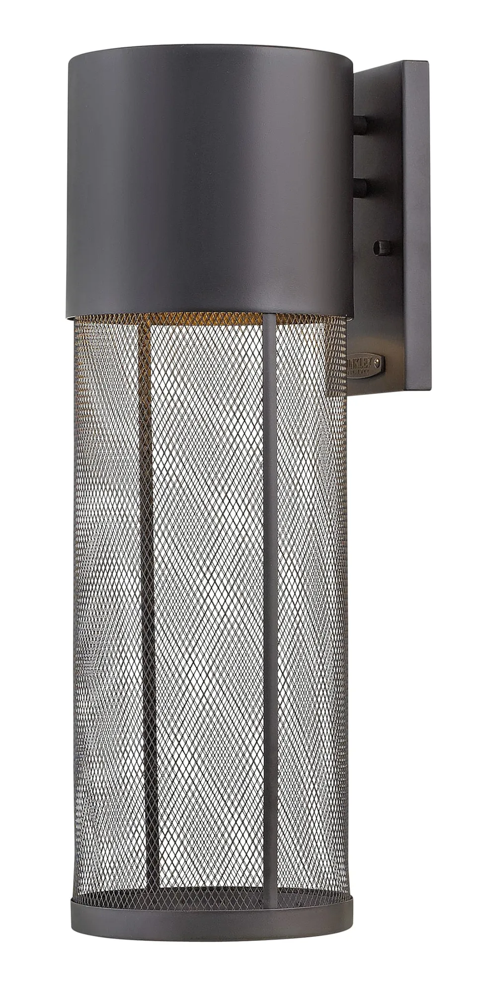 hinkley-aria-contemporary-one-light-large-outdoor-wall-mount-black image 1