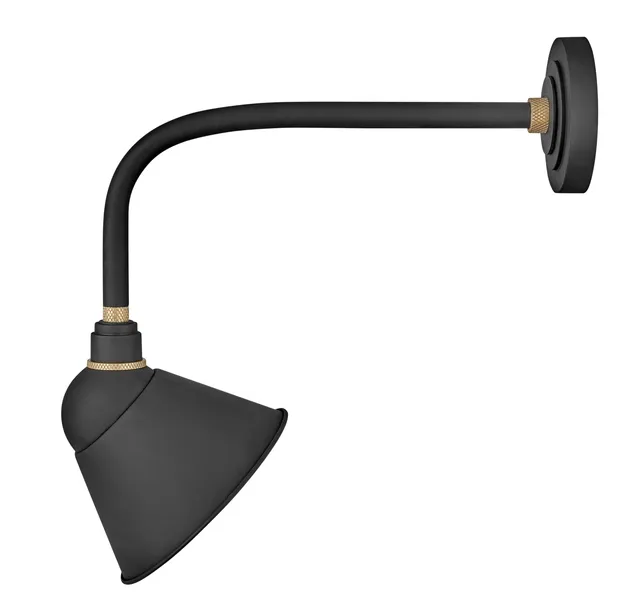 hinkley-foundry-medium-straight-arm-sign-light-aluminum-industrial-20-extension- image 1