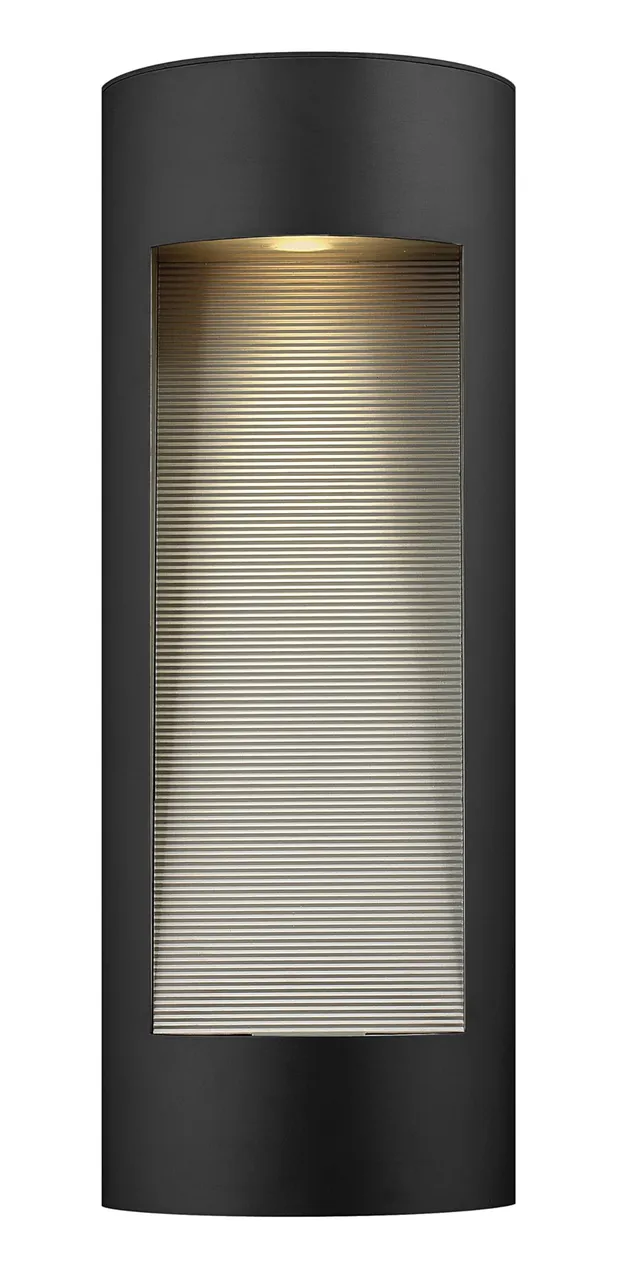hinkley-luna-large-wall-mount-outdoor-lantern-aluminum-etched-glass-lens-ada-dar image 1