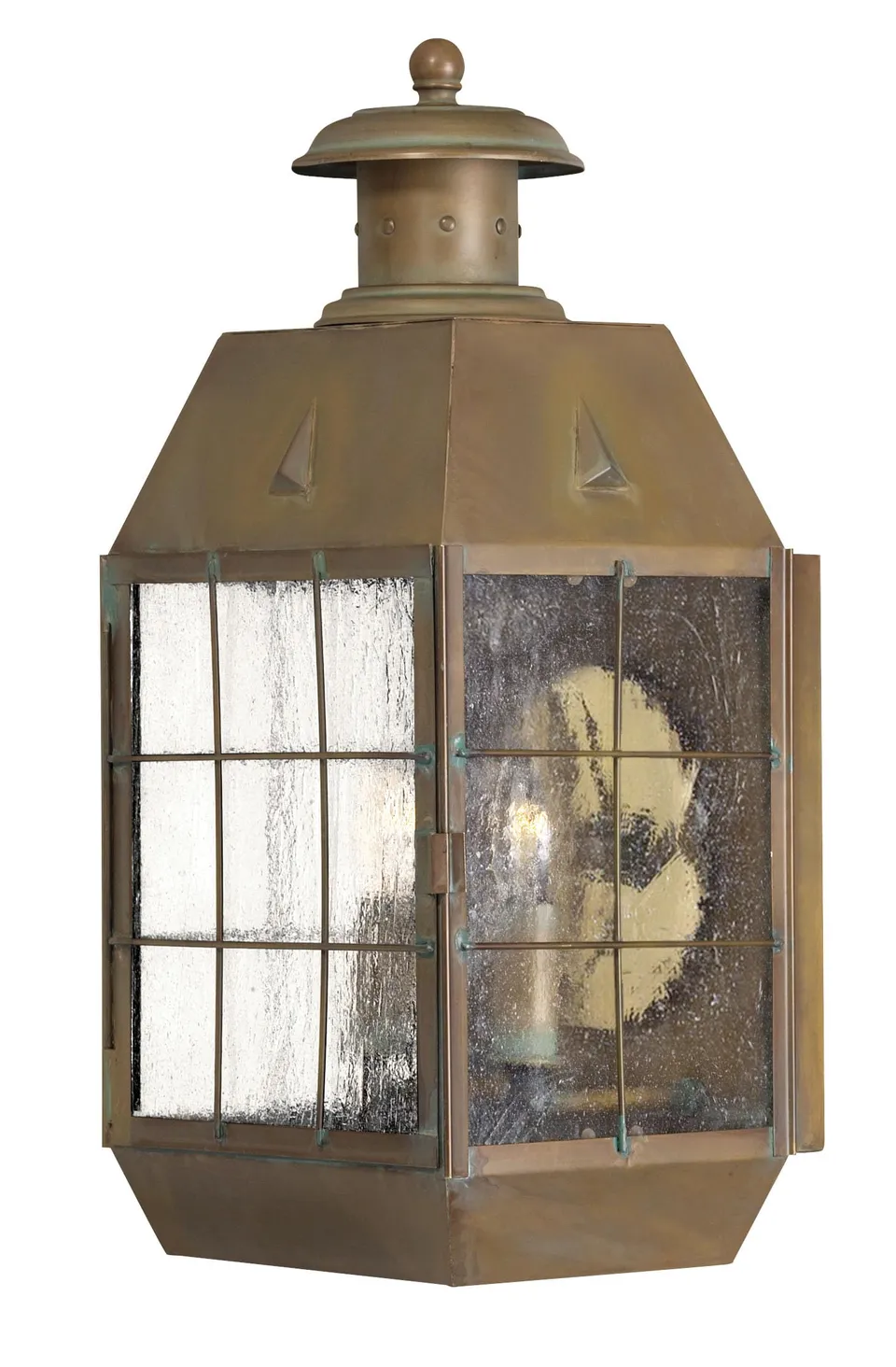 hinkley-nantucket-restoration-two-light-large-outdoor-wall-mount-in-aged-brass image 1