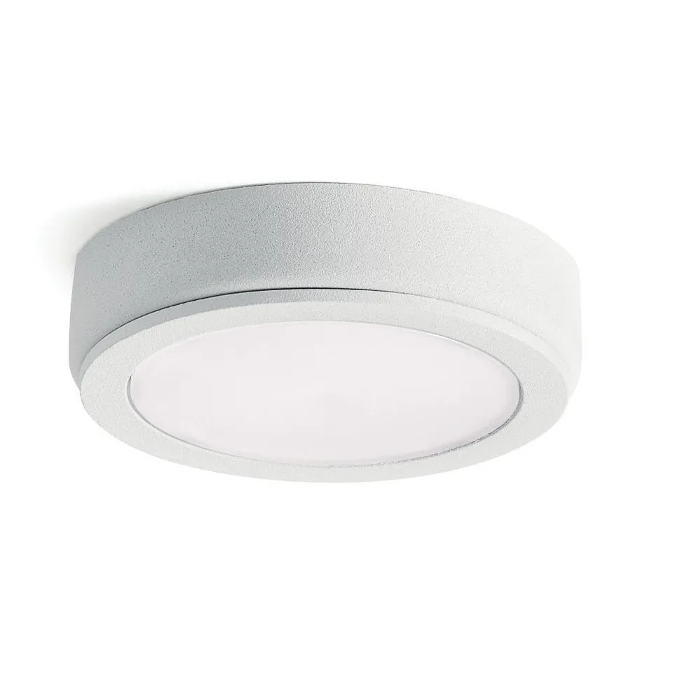 kichler-6d-series-24v-led-disc-light-in-textured-white-6d24v30wht image 1