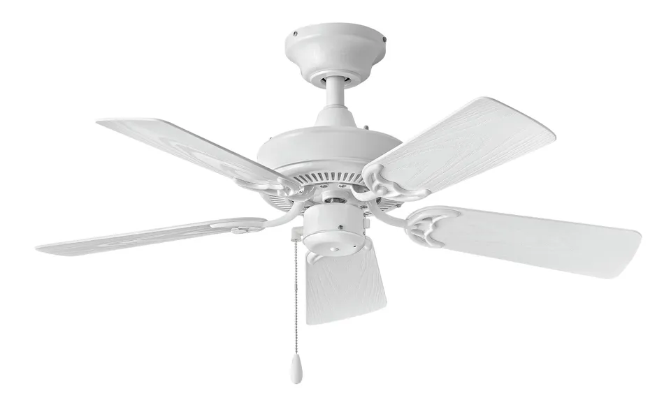 hinkley-cabana-36-inch-indoor-outdoor-dual-mount-ceiling-fan-appliance-white-pul image 1