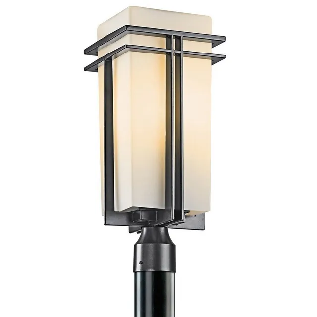 kichler-tremillo-outdoor-post-light-black-arts-crafts-style-lamp-post-light-with image 1