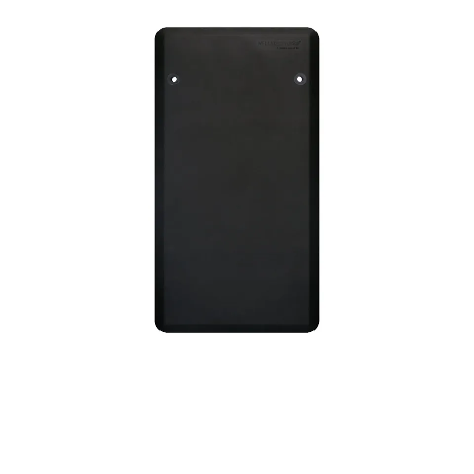 wellnessmats-fitnessmats-47-x-26-anti-fatigue-mat-with-grommets-black image 1
