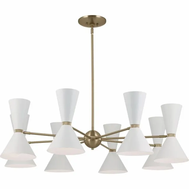 kichler-phix-48-75-16-light-chandelier-in-champagne-bronze-with-white-shades image 1