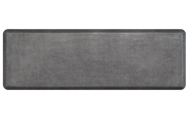 wellnessmats-vintage-leather-6-x-2-granite-steel-anti-fatigue-mat-gently-used image 1