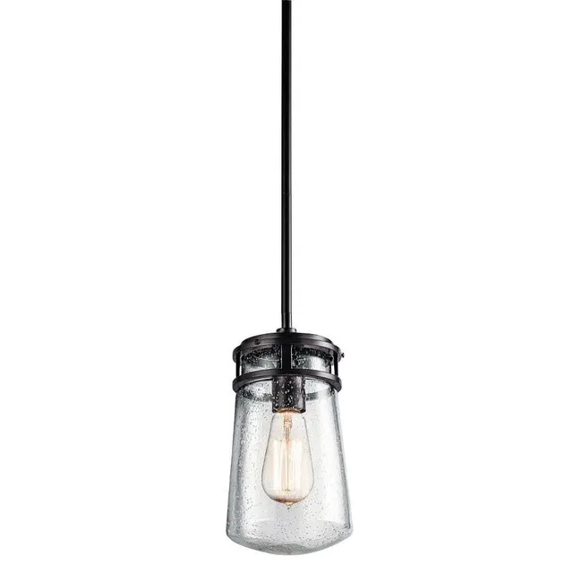 kichler-lyndon-pendant-light-seeded-glass-architectural-bronze-49447az image 1