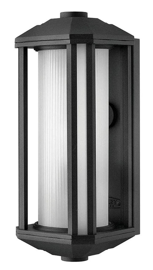 hinkley-1390bk-castelle-one-light-outdoor-wall-mount-black image 1