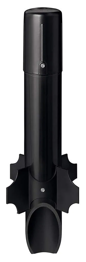 hinkley-50500pp-120v-line-voltage-power-post-black image 1