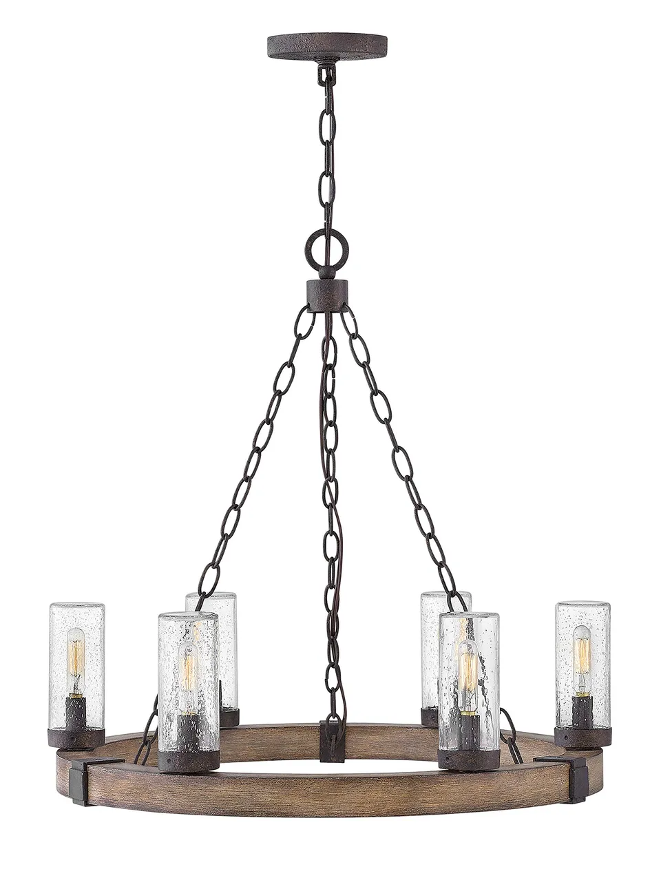 hinkley-sawyer-six-light-medium-outdoor-chandelier-sequoia-with-iron-rust-accent image 1