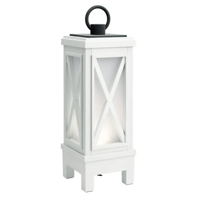 kichler-49679whrled-montego-led-lantern-weathered-white image 1