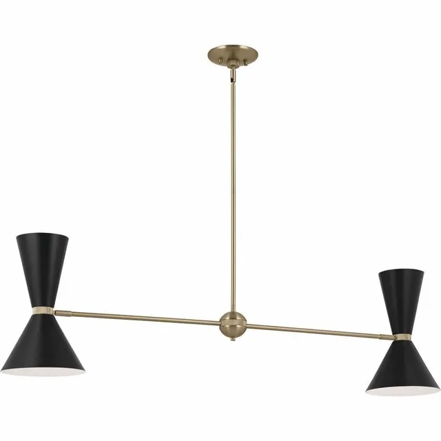 kichler-phix-4-light-linear-chandelier-champagne-bronze-black-48-x-8-75-x-13-5 image 1