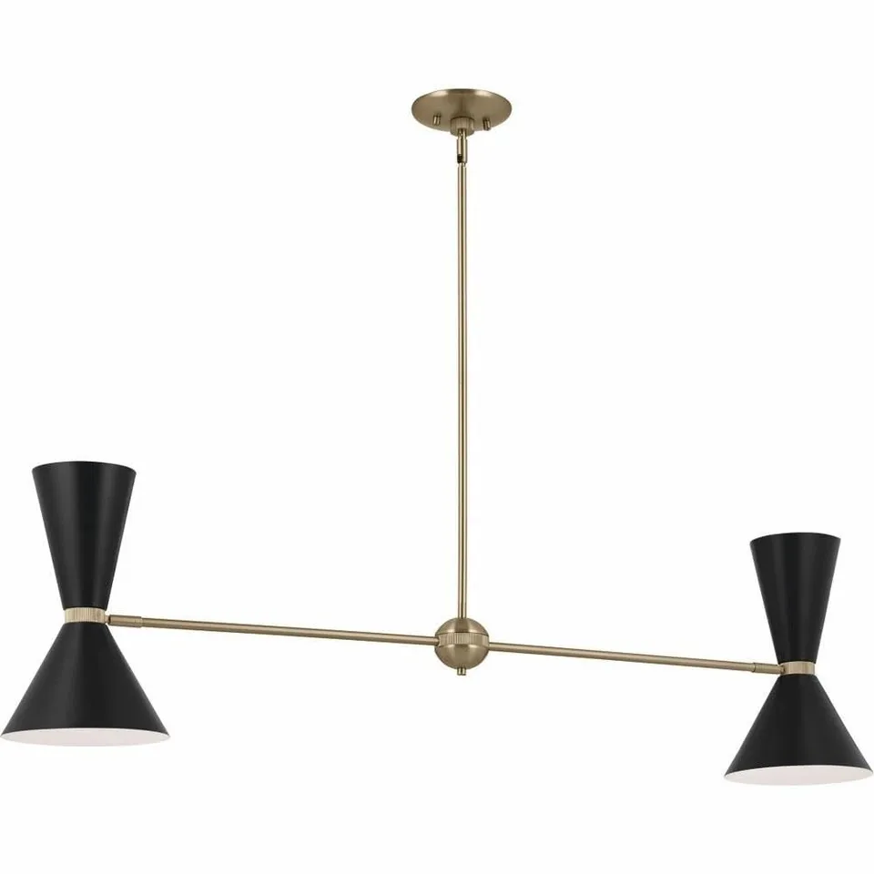 kichler-phix-4-light-linear-chandelier-champagne-bronze-black-48-x-8-75-x-13-5 image 1