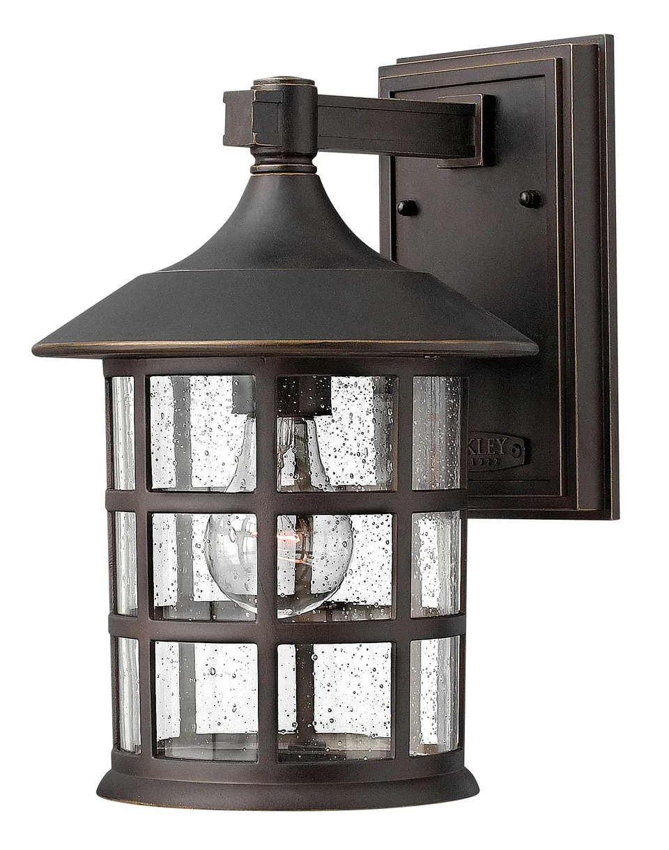 hinkley-freeport-small-outdoor-wall-mount-lantern-oil-rubbed-bronze-model-1804oz image 1
