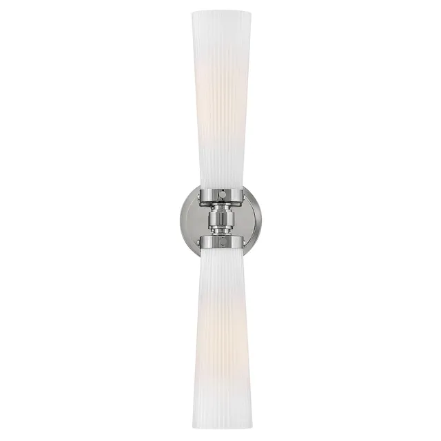 hinkley-jude-medium-two-light-vanity-polished-nickel image 1
