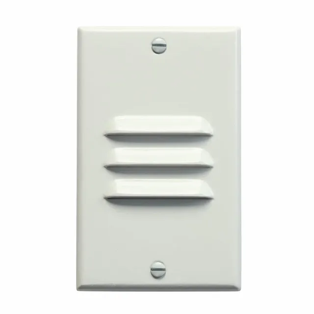 kichler-12606wh-step-and-hall-120v-led-step-light-vertical-louver-white image 1
