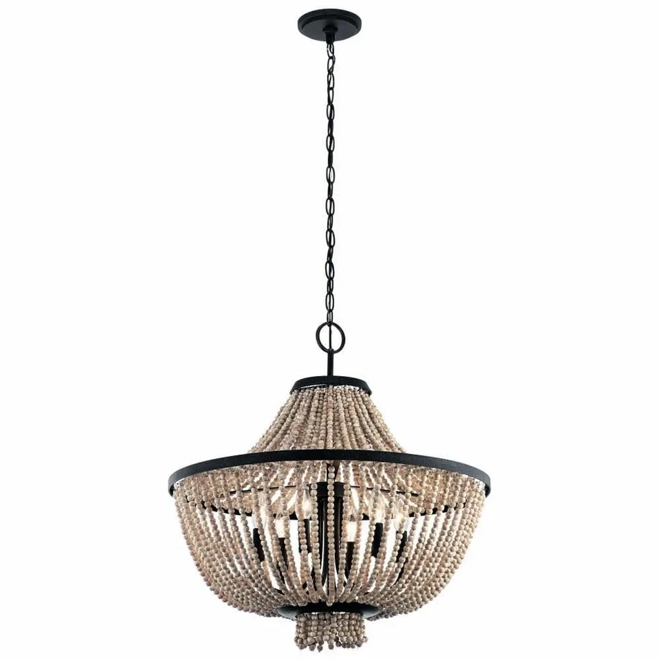 kichler-brisbane-24-75-6-light-chandelier-distressed-black-with-antique-white-be image 1