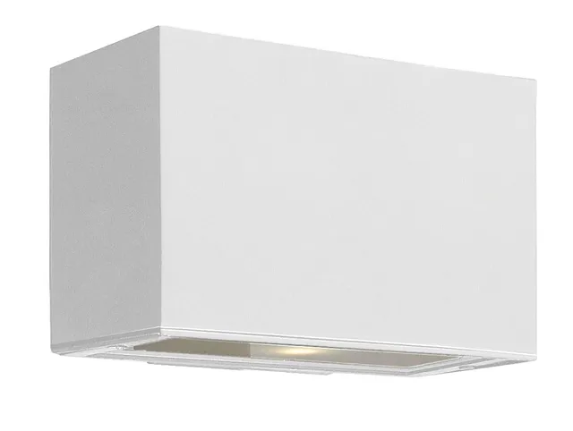 hinkley-1645sw-led-atlantis-collection-up-down-led-wall-mount-white-finish image 1