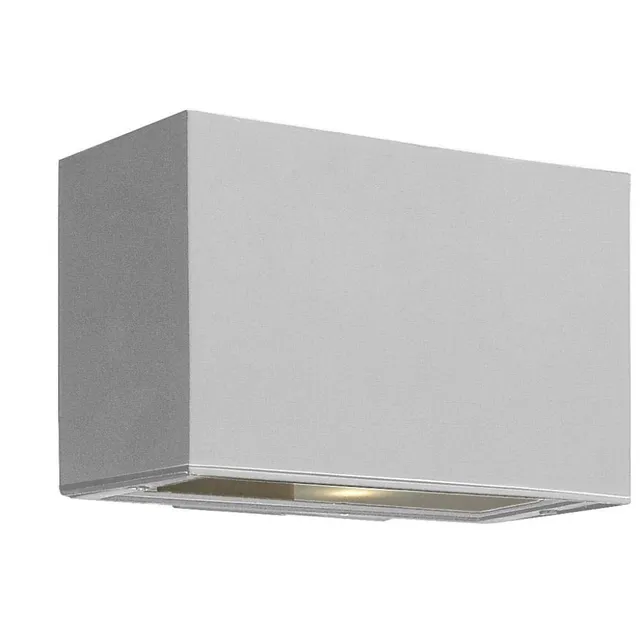 hinkley-1645tt-atlantis-one-light-outdoor-wall-mount-titanium-finish image 1