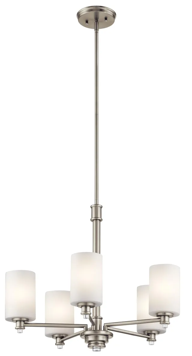 kichler-joelson-43923ni-5-light-chandelier-in-brushed-nickel image 1