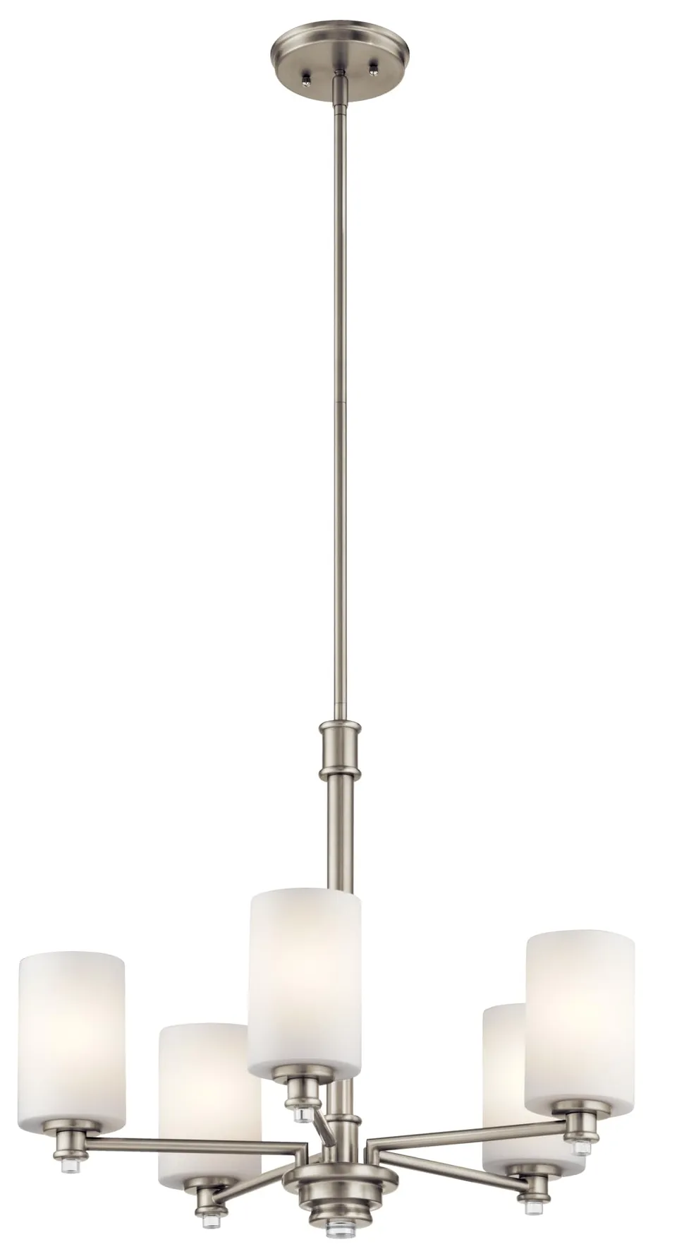 kichler-joelson-43923ni-5-light-chandelier-in-brushed-nickel image 1