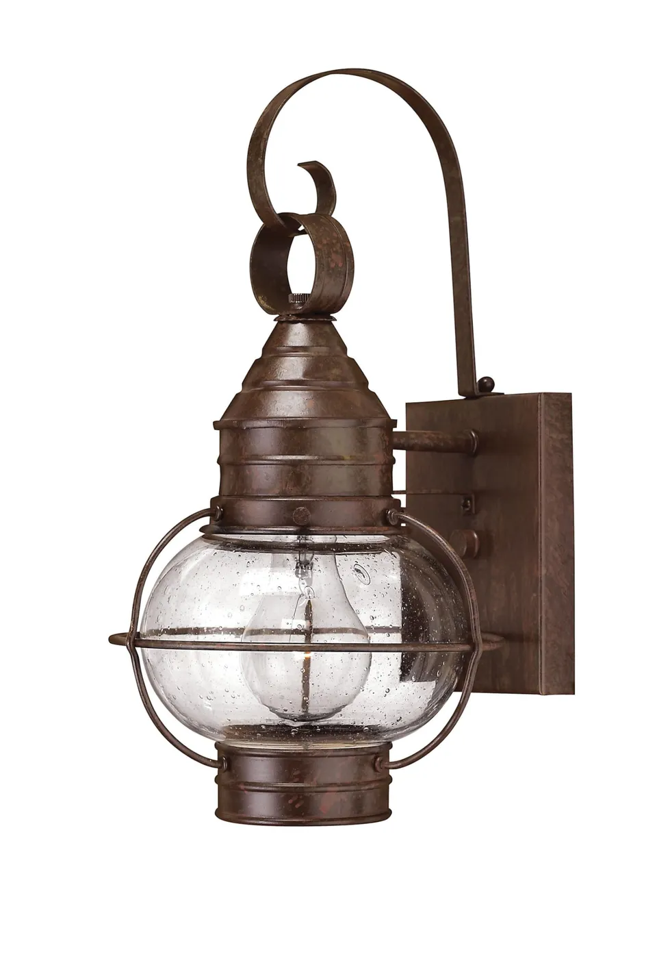 hinkley-2206sz-cape-cod-one-light-outdoor-wall-mount-sienna-bronze image 1
