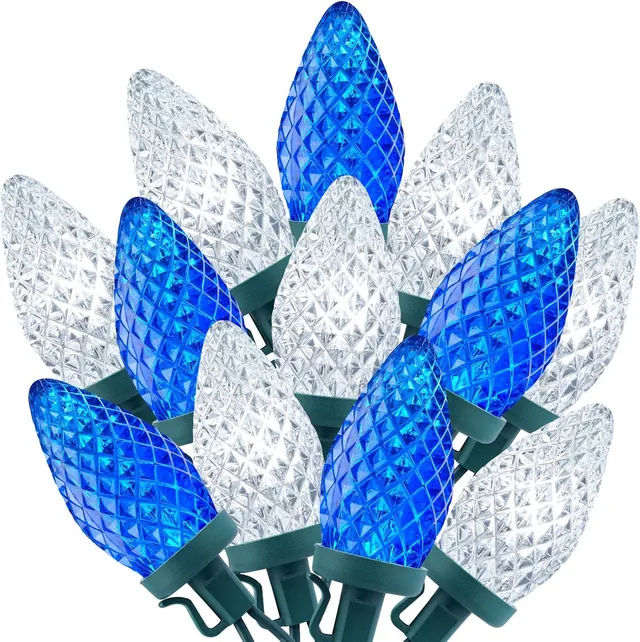 brightown-66ft-plug-in-100-led-c9-strawberry-string-lights-for-roofline-xmas-dec image 1