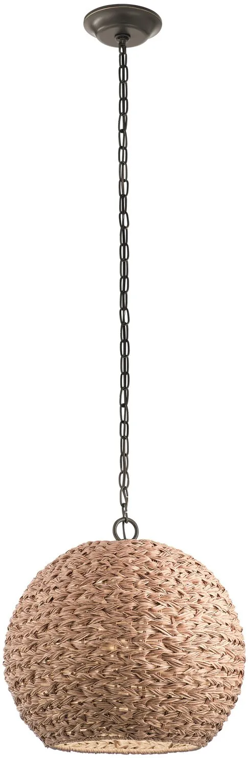 kichler-palisades-49809oznw-one-light-outdoor-pendant-olde-bronze image 1