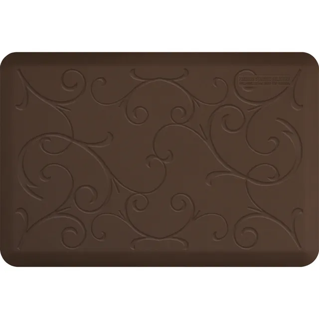 wellnessmats-bella-anti-fatigue-mat-3-x-2-antique-dark image 1