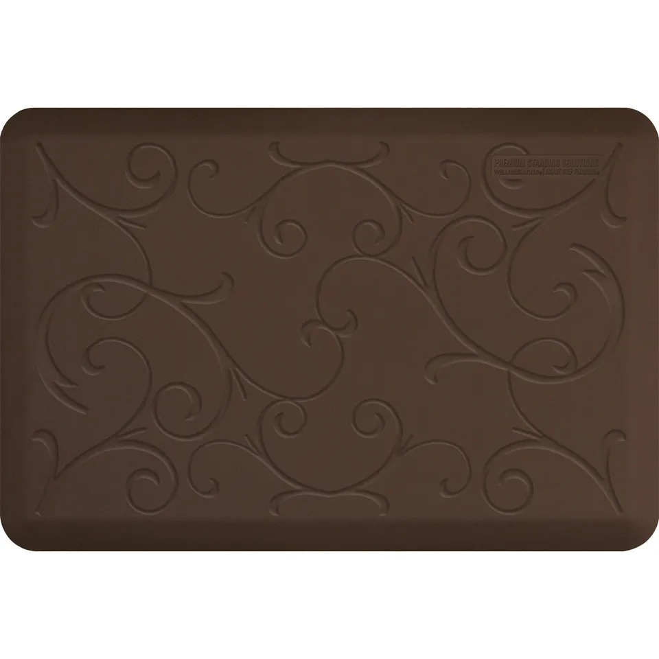 wellnessmats-bella-anti-fatigue-mat-3-x-2-antique-dark image 1