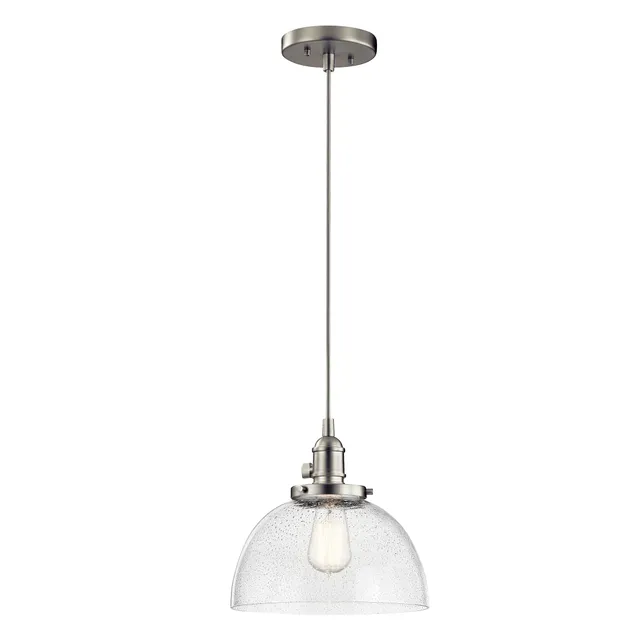 kichler-avery-9-25-1-light-wall-sconce-brushed-nickel-clear-seeded-glass-damp-ra image 1