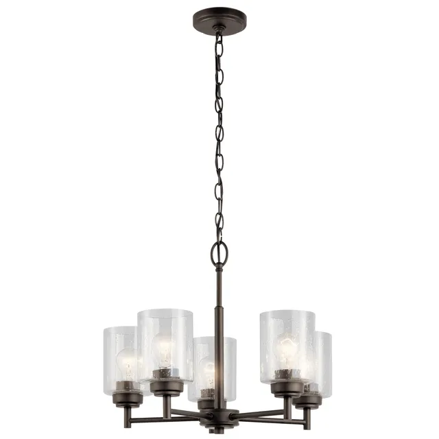 kichler-winslow-5-light-chandelier-olde-bronze-44030oz-traditional-clear-seeded- image 1