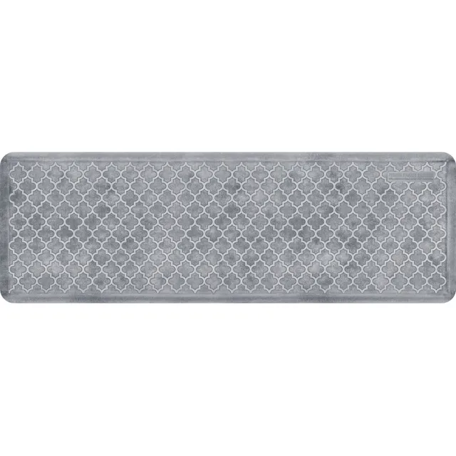 wellnessmats-trellis-collection-6-x-2-anti-fatigue-mat-slate image 1