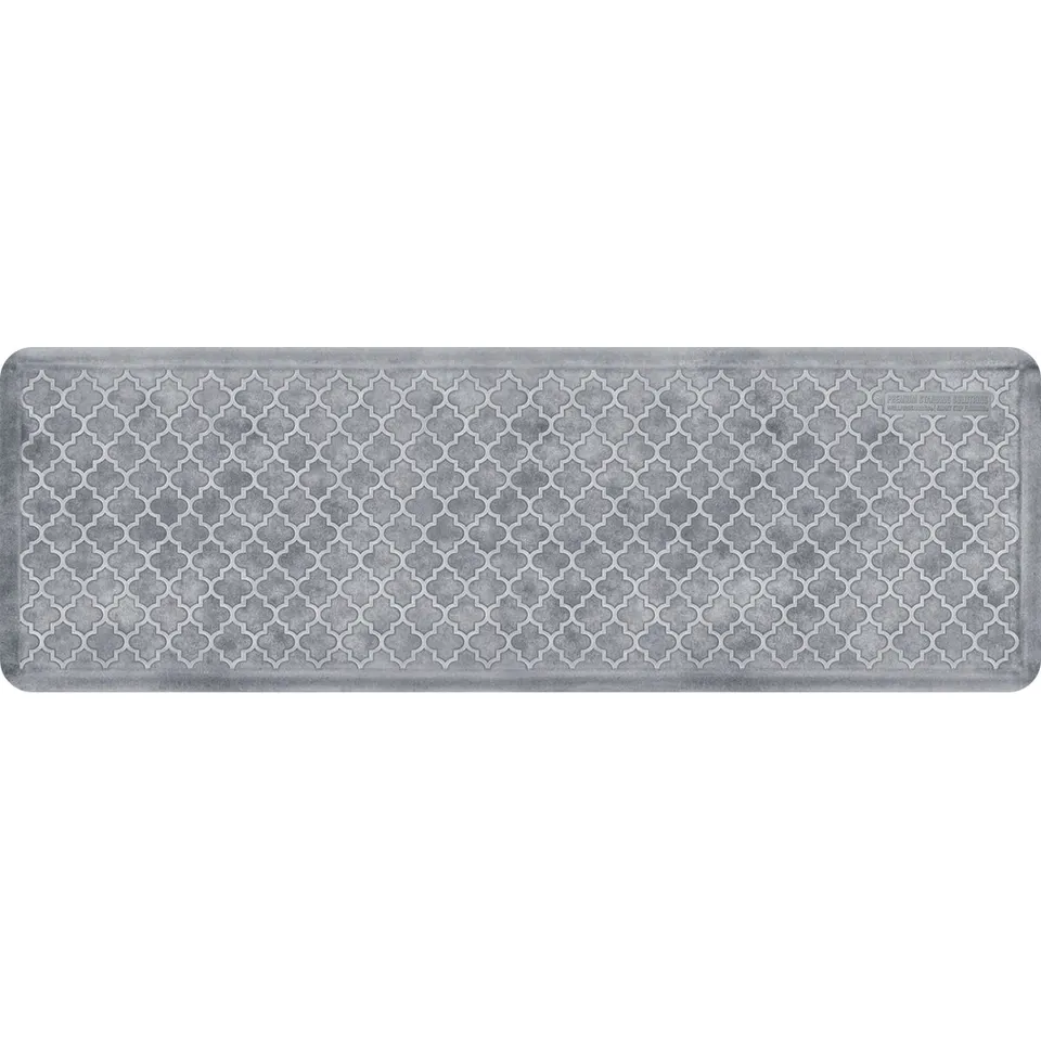 wellnessmats-trellis-collection-6-x-2-anti-fatigue-mat-slate image 1