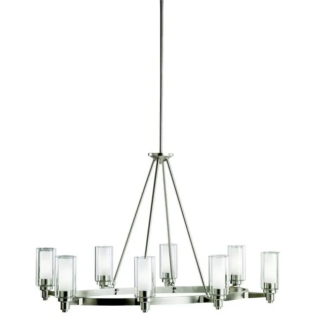kichler-circolo-27-8-light-oval-chandelier-in-brushed-nickel image 1