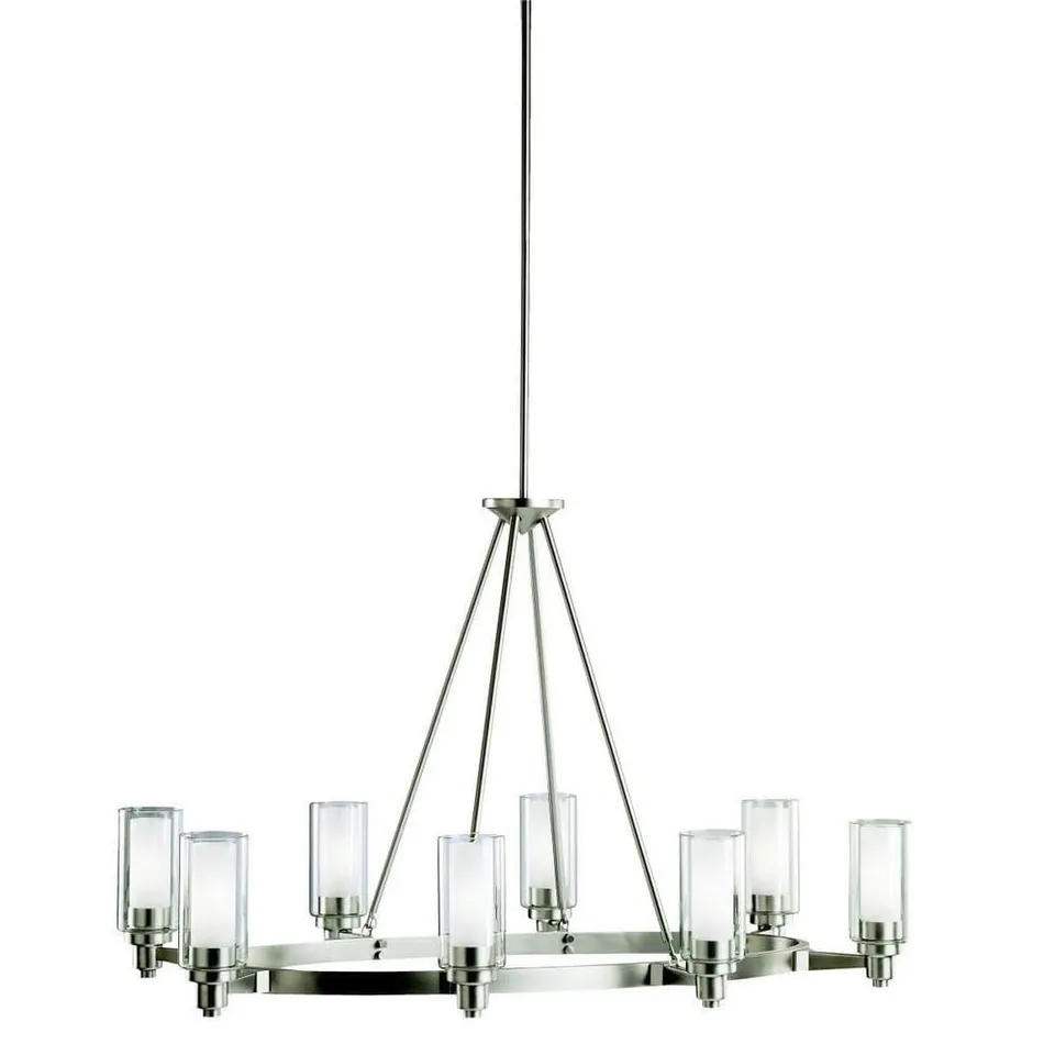 kichler-circolo-27-8-light-oval-chandelier-in-brushed-nickel image 1