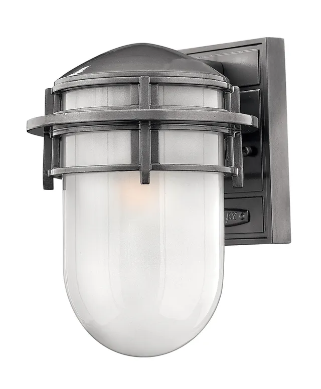 hinkley-reef-small-outdoor-wall-mount-in-hematite-one-light image 1