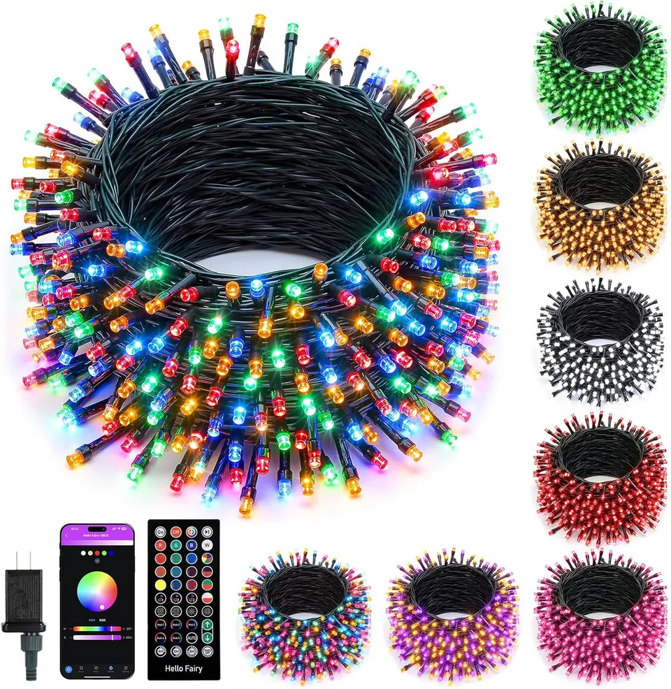 brightown-82ft-smart-rgb-string-lights-app-controlled-16-million-colors-dimmable image 1