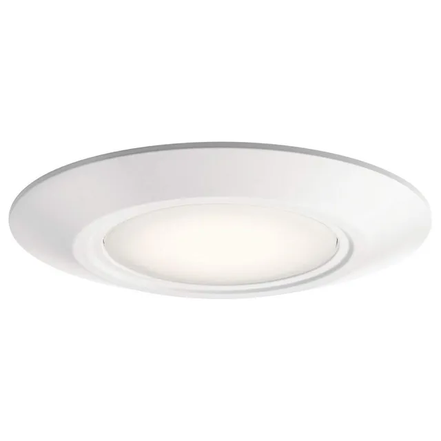 kichler-horizon-6-5-3000k-led-downlight-with-polycarbonate-white-diffuser-white- image 1