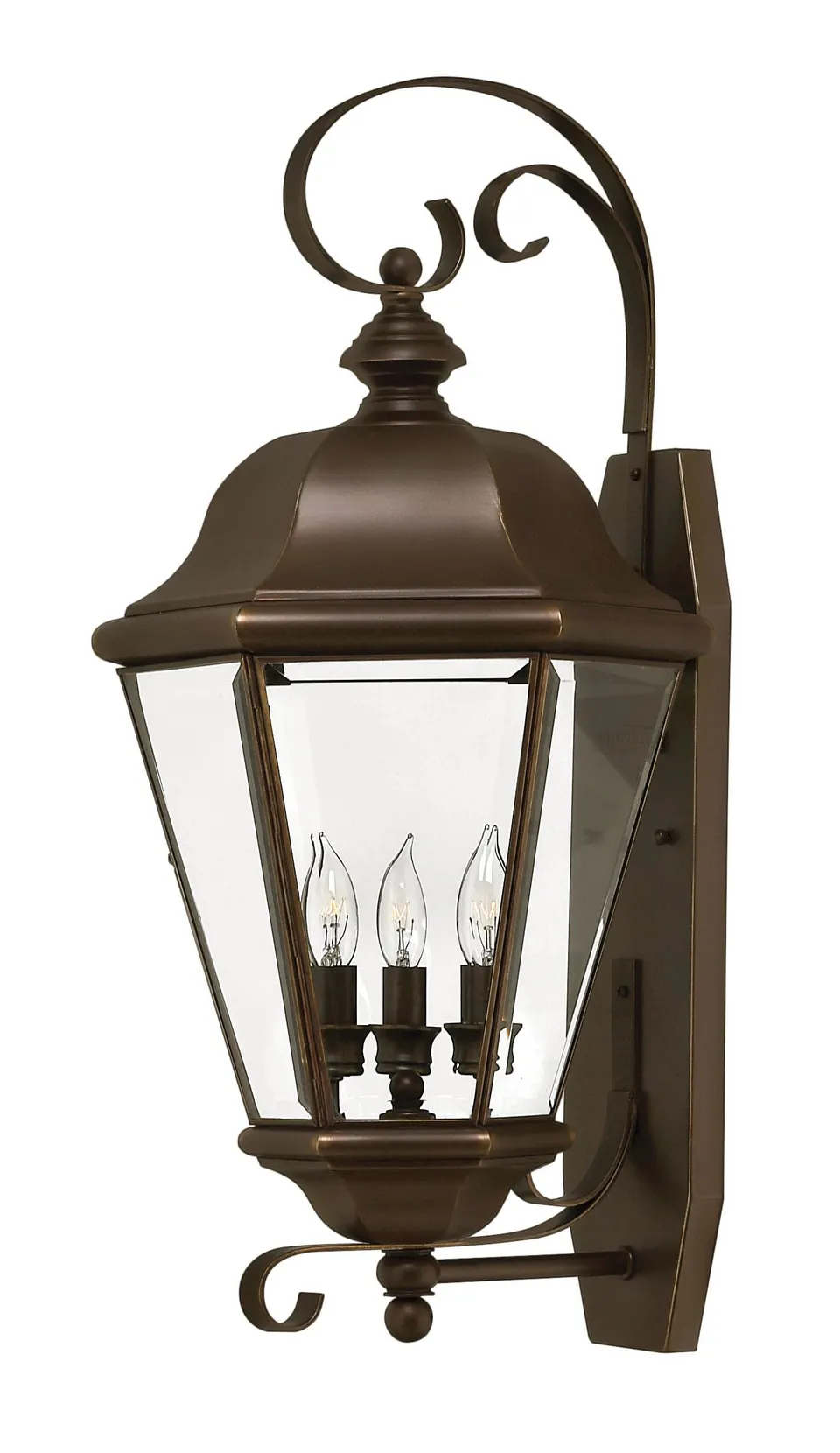 hinkley-2428cb-clifton-park-three-light-outdoor-wall-mount-copper-bronze image 1