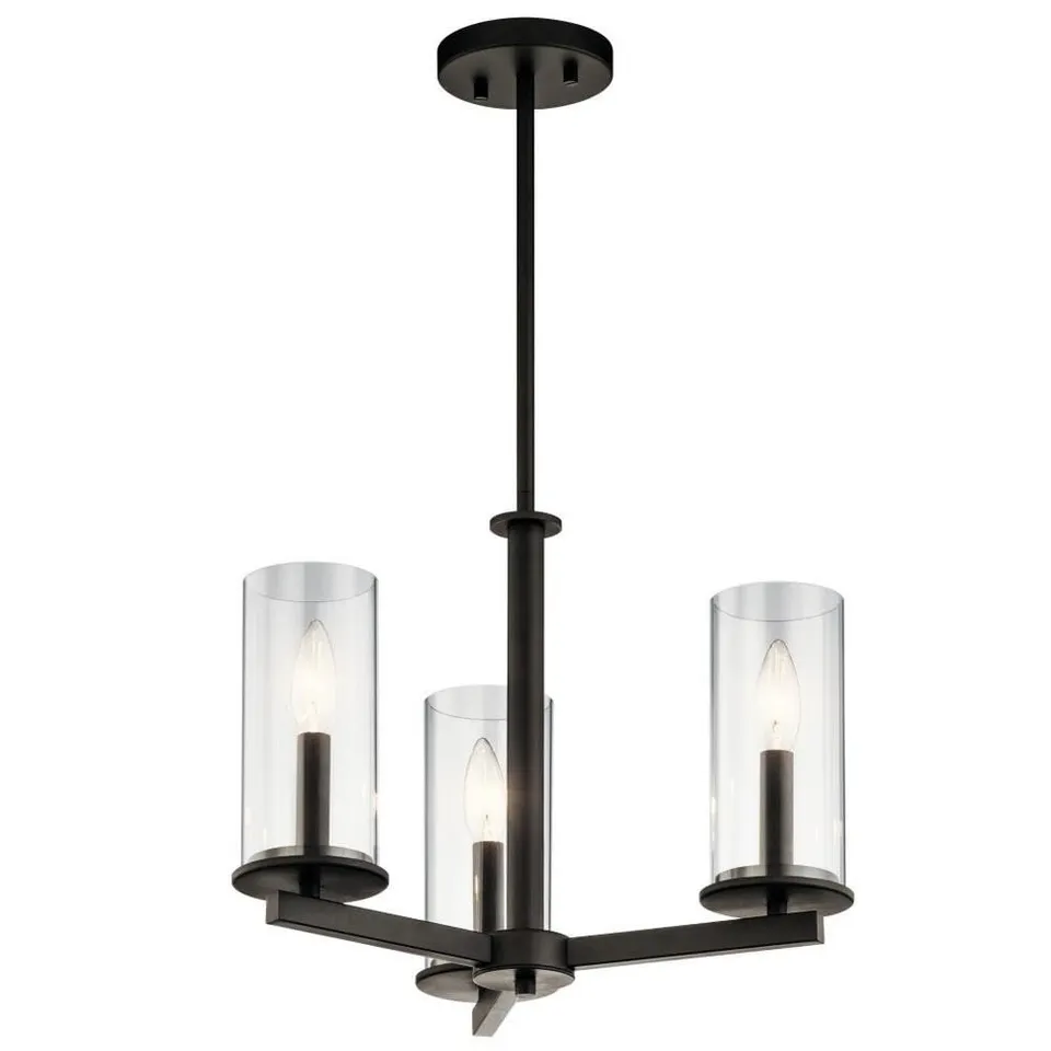 kichler-crosby-43997oz-3-light-convertible-chandelier-in-olde-bronze image 1