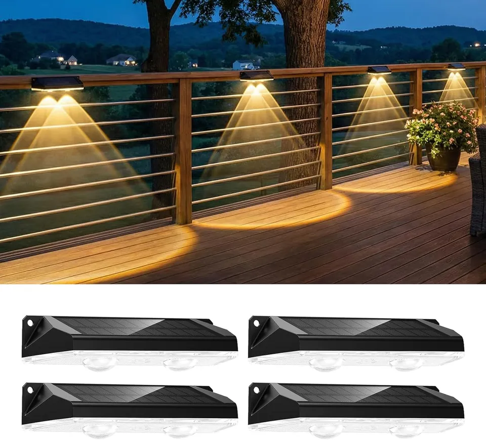 brightown-4-pack-solar-powered-fence-deck-step-lights-with-11-colors-12-modes-wa image 1