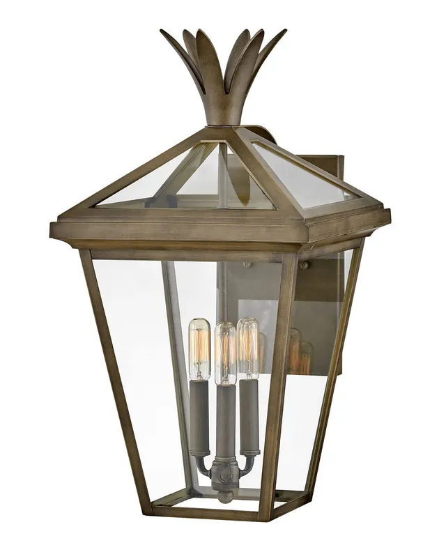 hinkley-palma-large-wall-mount-lantern-burnished-bronze image 1