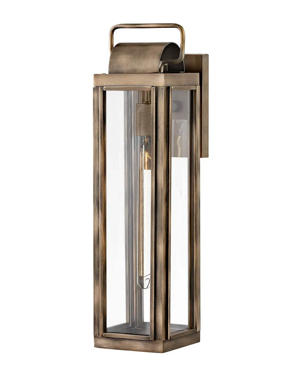 hinkley-sag-harbor-one-light-5w-med-led-outdoor-large-wall-mount-lantern-burnish image 1