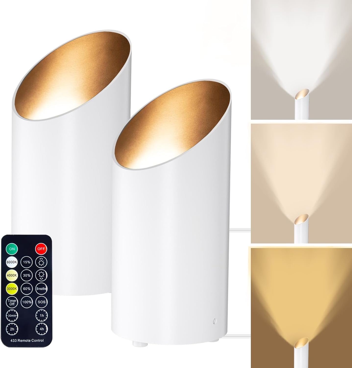 brightown-2-pack-plug-in-led-floor-can-lights-with-remote-2-modes-white image 1