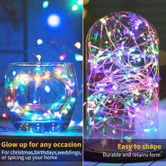 brightown-12-pack-7ft-battery-operated-silver-wire-firefly-starry-moon-lights-mu image 2