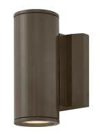 hinkley-kore-7-5-one-light-outdoor-wall-sconce-integrated-8w-led-bronze-finish image 4