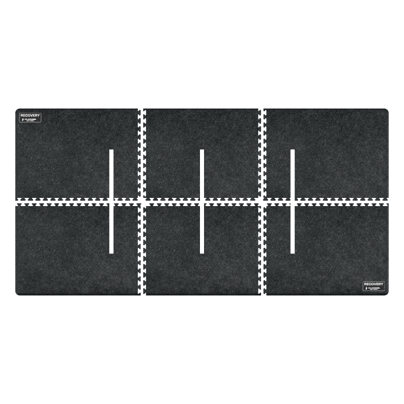 wellnessmats-recoverymat-puzzled-7-x-14-onyx image 2