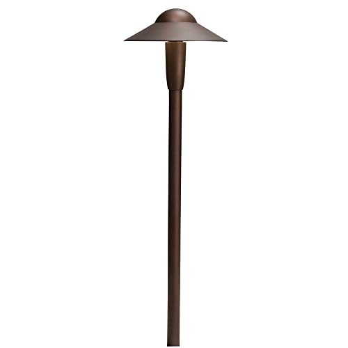 kichler-outdoor-led-dome-path-light-in-textured-architectural-bronze-12v-landsca image 3