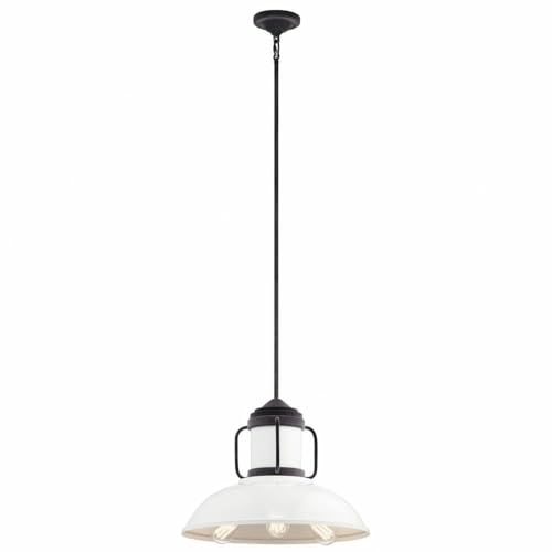 kichler-jenson-3-light-pendant-in-weathered-zinc-with-white-milk-glass-shade-443 image 3